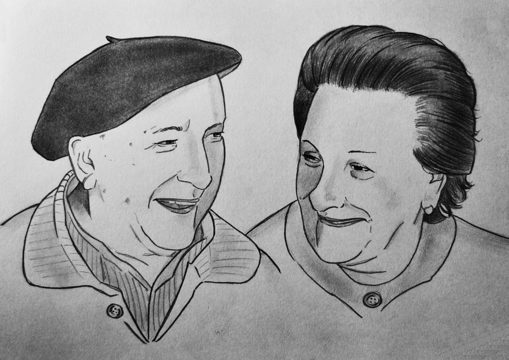 Retrato de Eulo y Nico, por Jontra